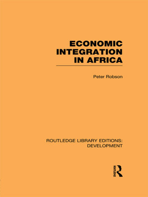cover image of Economic Integration in Africa